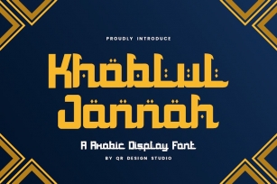 Khoblul Jannah - Arabic Font Font Download