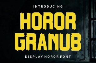 Horor Granub Font Download