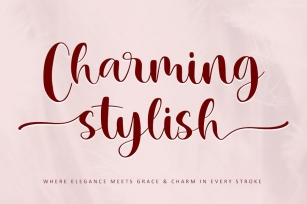 Charming Stylish Font Download