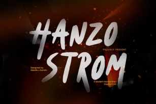 Hanzo Strom Font Download