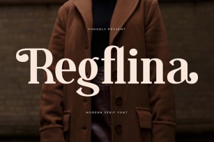 Regflina Modern Serif Font Font Download