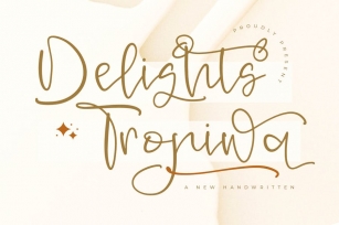 Delishts Tropiwa Handwritten Font Font Download