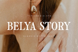 Belya Story - Classic Retro Serif Font Download