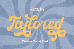 Tailored - Vintage Modern Retro Font Download