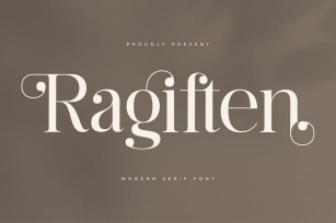 Ragiften Modern Serif Font Font Download