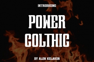 Power Colthic Font Download