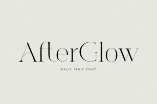 Afterglow Elegant Serif Font Download