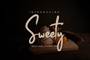 Sweety - Brush Handwritten Font Font Download