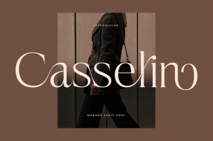 Casselin Modern Serif Font Font Download