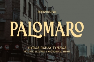 Palomaro - Vintage Font Font Download