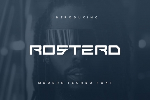 Rosterd Modern Techno Font Font Download