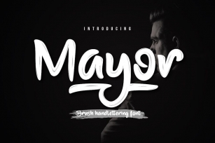 Mayor - Brush Handwritten Font Font Download