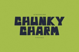 Chunky Carm Typeface Font Download