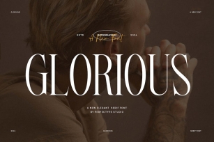 Glorious Elegant Serif Font Typeface Font Download