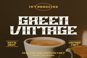 GREEN VINTAGE Font Download