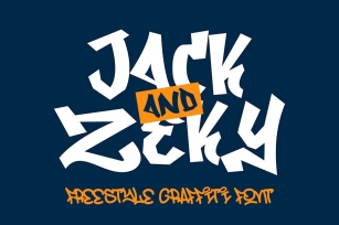 Jack and Zeky – Playful Graffiti Font Font Download