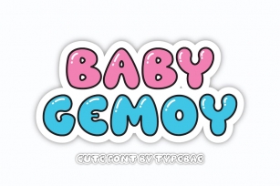 Baby Gemoy - Playful Bubble Font Font Download