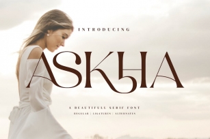 Askha - Beautifull Ligature Font Font Download