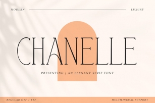 Chanelle - An Elegant Serif Font Font Download