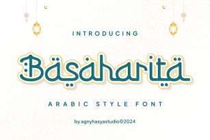 Basaharita - Arabic Style Font Font Download