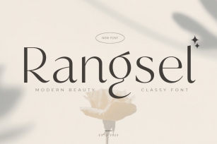 Rangsel - Modern Beauty Classy Font Font Download