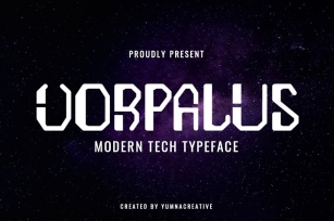 Vorpalus - Modern Tech Font Font Download