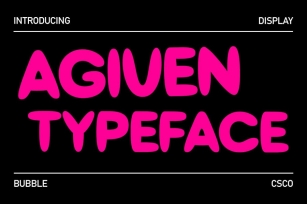 Agiven â€“ Playful Font Font Download