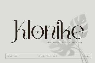 Klonike Sans Serif Font Font Download