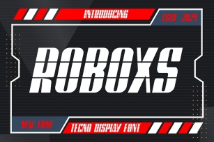 Roboxs Font Download