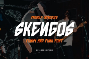 Skengos - Funky & Punk Font Font Download
