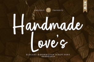Handmade Love's -  Elegant Handwritten font Font Download
