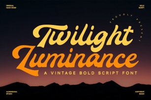 Twilight Luminance Font Download
