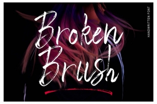 Broken Brush Font Download