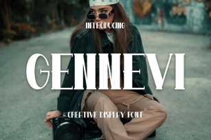 Gennevi Font Font Download