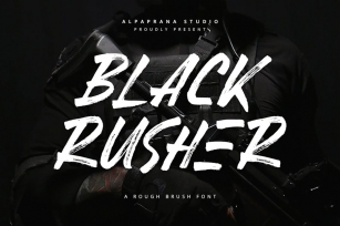 Black Rusher Font Download
