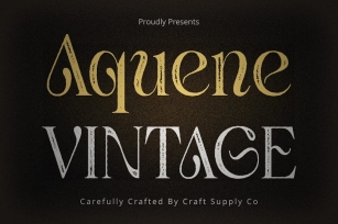 Aquene Vintage Font Download