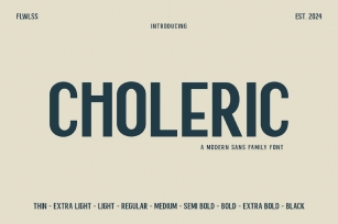 Choleric Font Download