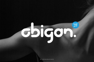 Abigon - Modern Minimal Font Font Download