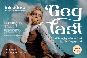 Geglast - Serif & Modern Typeface Font Font Download