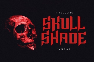 Skull Shade Typeface Font Download