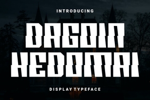 DAGOIN HEDOMAI - Display Typeface Font Download