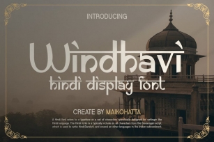 Windhavi - Hindi Display Font Font Download