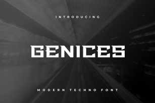 Genices Font Font Download