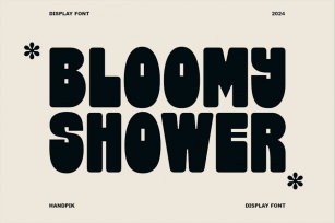 Bloomy shower Font Download