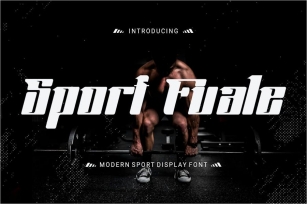 SportFuale - A Modern Sport Display Font Font Download