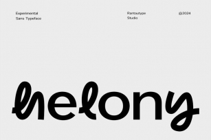 Helony Experimental Unique Sans Font Font Download