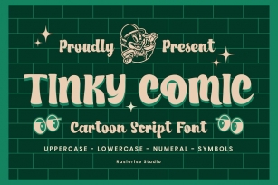 Tinky Comic - Script Western Cartoon Font Font Download