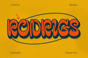 Rodrigs - Psychedelic Display Font Font Download
