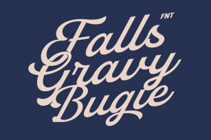 Falls Gravy Bugies Font Download