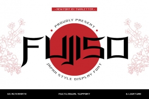 Fujiso - Japanese Style Font Font Download